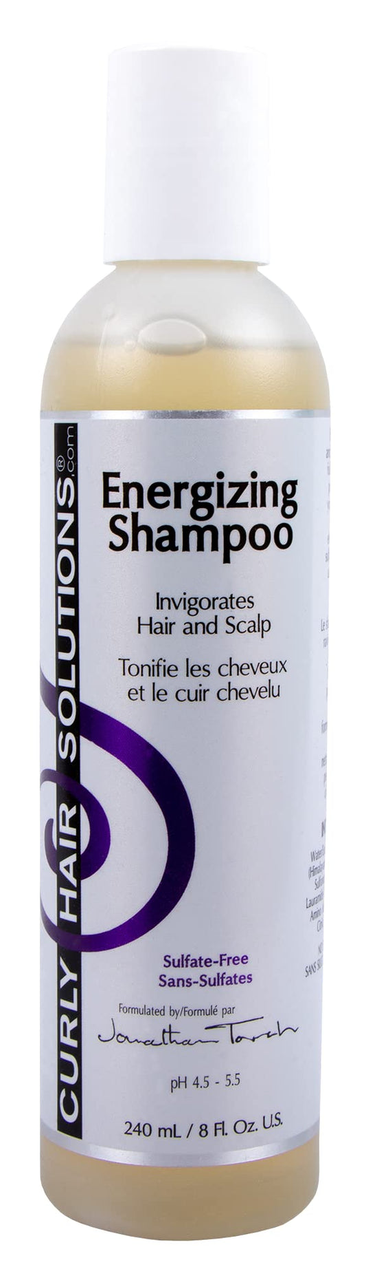 Curly Hair Solutions - Energizing Shampoo: Invigorates Hair And Scalp (8 Oz)