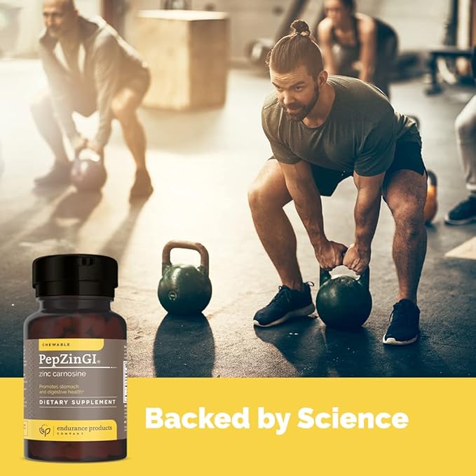 Zinc - PepZinGI 75mg for Immune Function & Digestive Health Support 60 Chewable Tablets and ENDUR-ACIN Niacin - Vitamin B3 Niacin 500mg Extended Release & Low-Flush, 200 Tablets