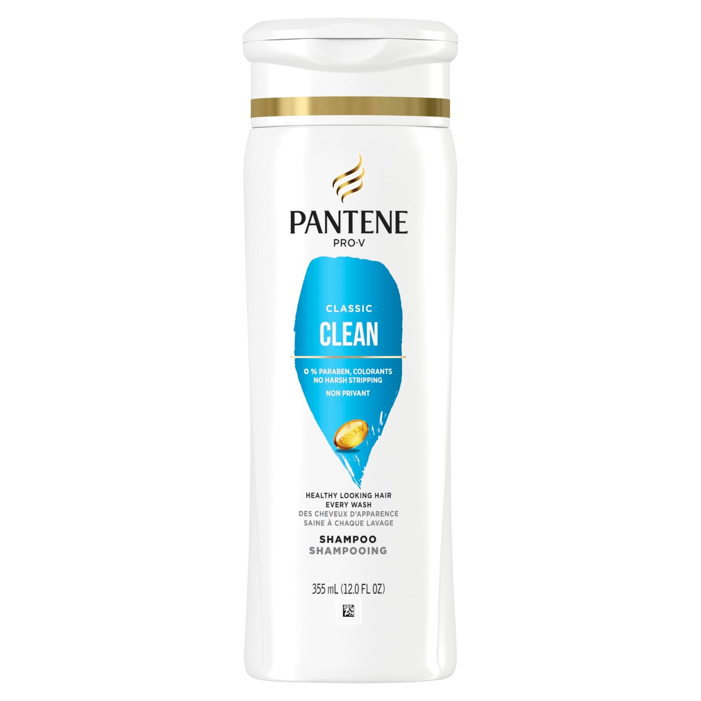Pantene PRO-V Classic Clean Shampoo, 12.0oz