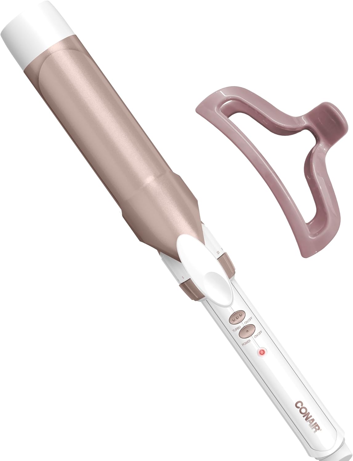 Conair Double Ceramic 1.5-Inch Curling Iron | Soft Waves for Medium/Long Hair
