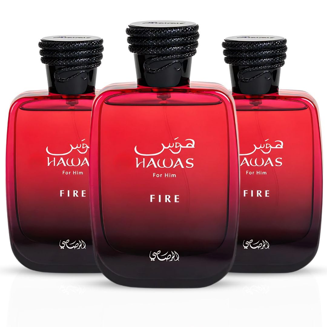 Rasasi Hawas Fire Eau De Parfum Spray 100ML | Bold & Fiery Masculine Scent