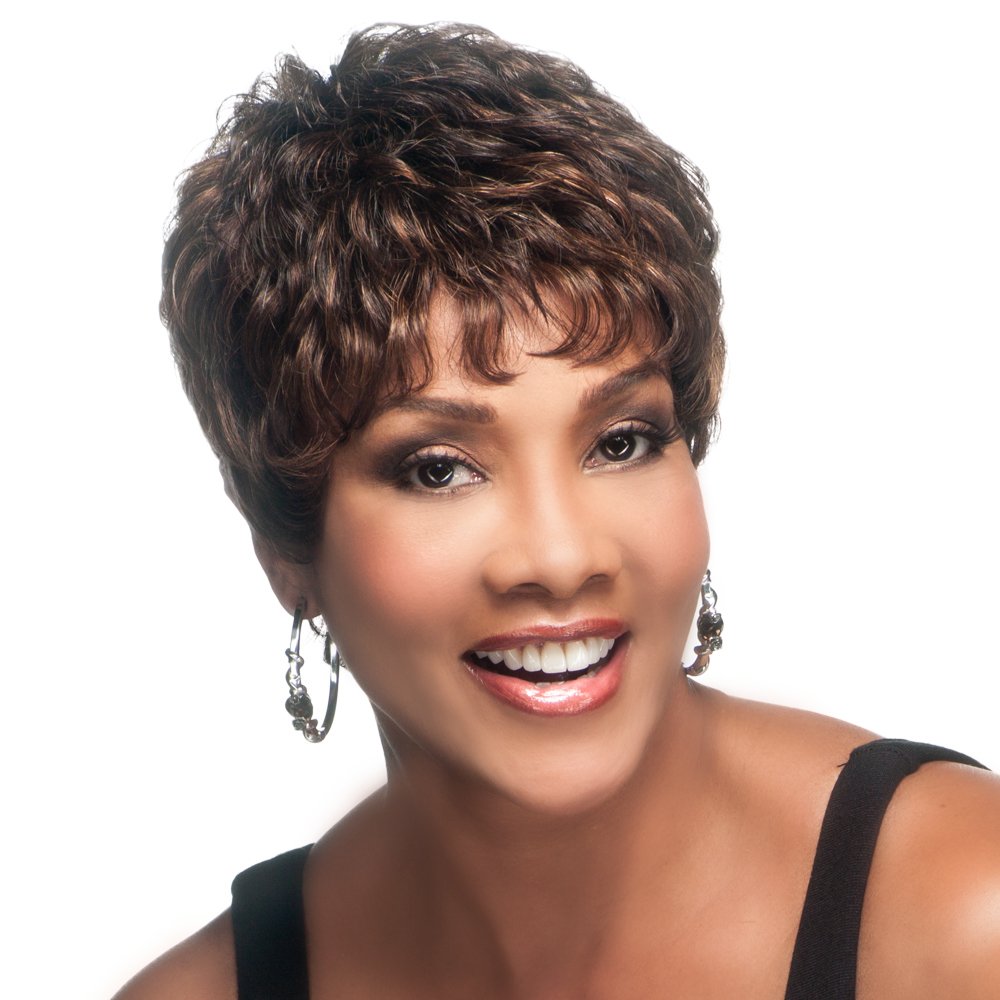 Vivica A. Fox H222-V Premium Human Hair, PS Cap Wig in Color 34