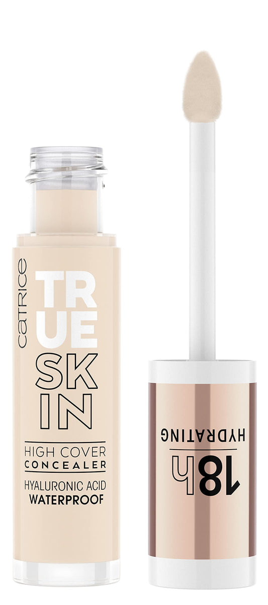 Catrice | True Skin High Cover Concealer (001 | Neutral Swan) | Waterproof & Lightweight for Soft Matte Look | With Hyaluronic Acid & Lasts Up to 18 Hours | Vegan, Cruelty Free
