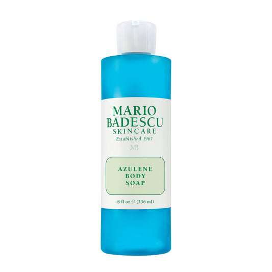 Mario Badescu Azulene Body Soap, Gentle Bath Wash To Soften, Nourish & Cleanse, Comforting Chamomile-Infused Formula For Dry Or