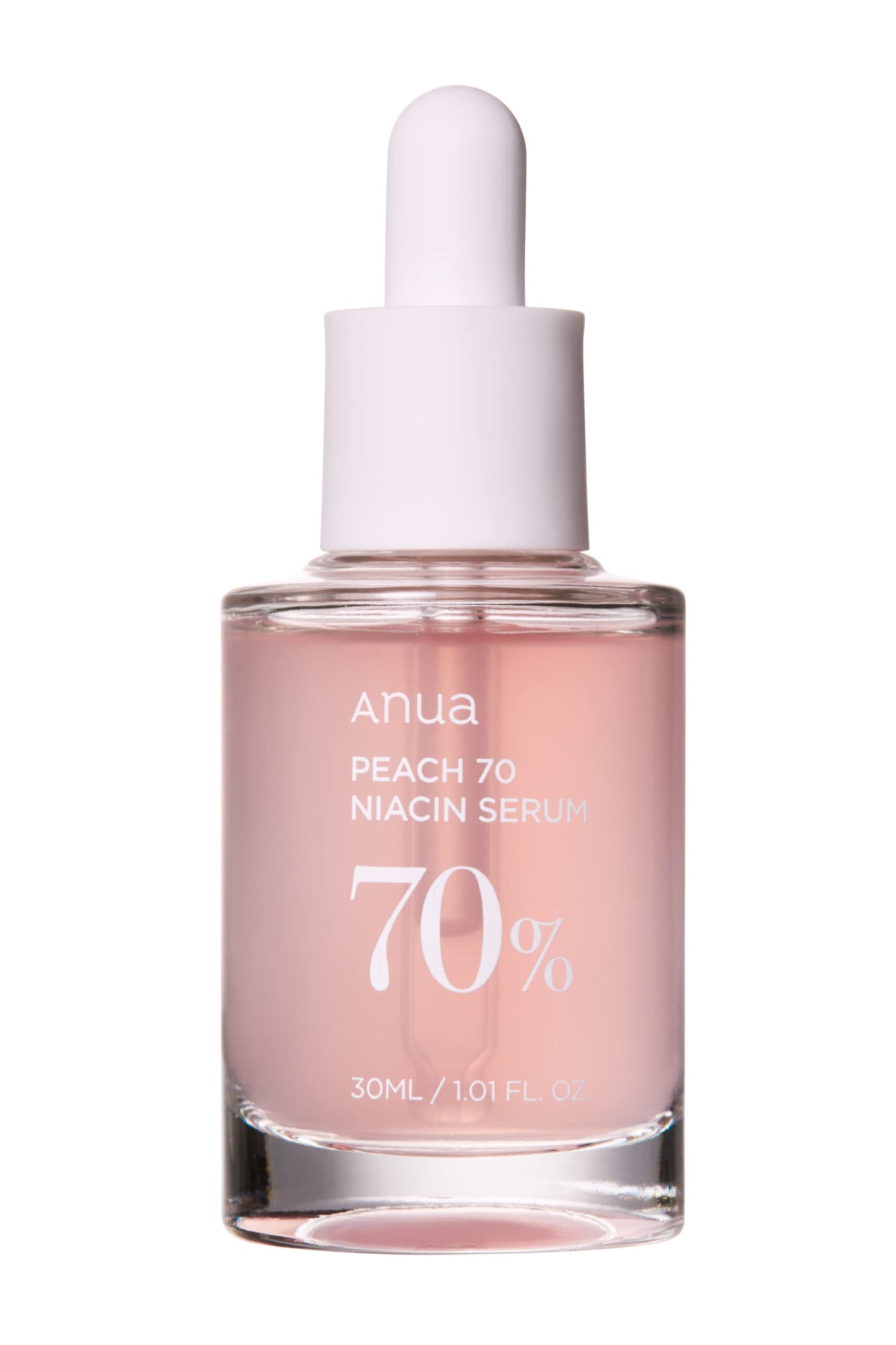 Anua Peach 70% Niacinamide Serum 30ml / brightening hydrating face serum/daily clean beauty (1.01 fl. oz.)