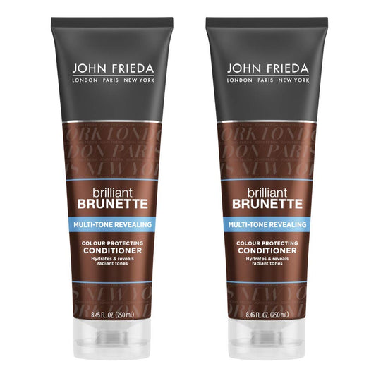 John Frieda Brilliant Brunette Multi-Tone Revealing Color Protecting Conditioner, for maintaining Color Treated Hair, Anti-Fade
