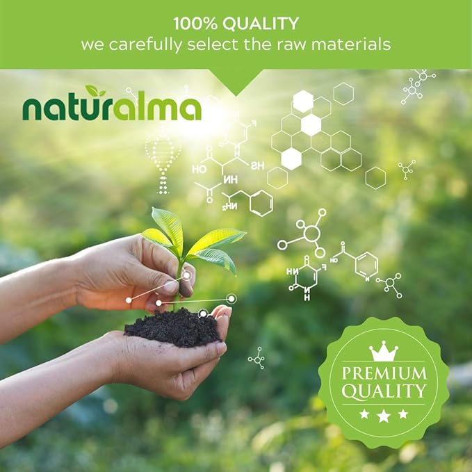 Naturalma Lemon Balm (Melissa officinalis) Leaf Alcohol-Free Tincture - 6.76 fl oz Liquid Extract in Drops - Herbal Supplement - Vegan