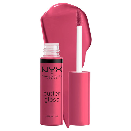 NYX Butter Gloss | Non-Sticky Lip Gloss for Women - Strawberry Cheesecake