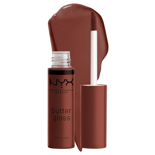 NYX Butter Gloss | Non-Sticky Deep Brown Lip Gloss for All Skin Tones