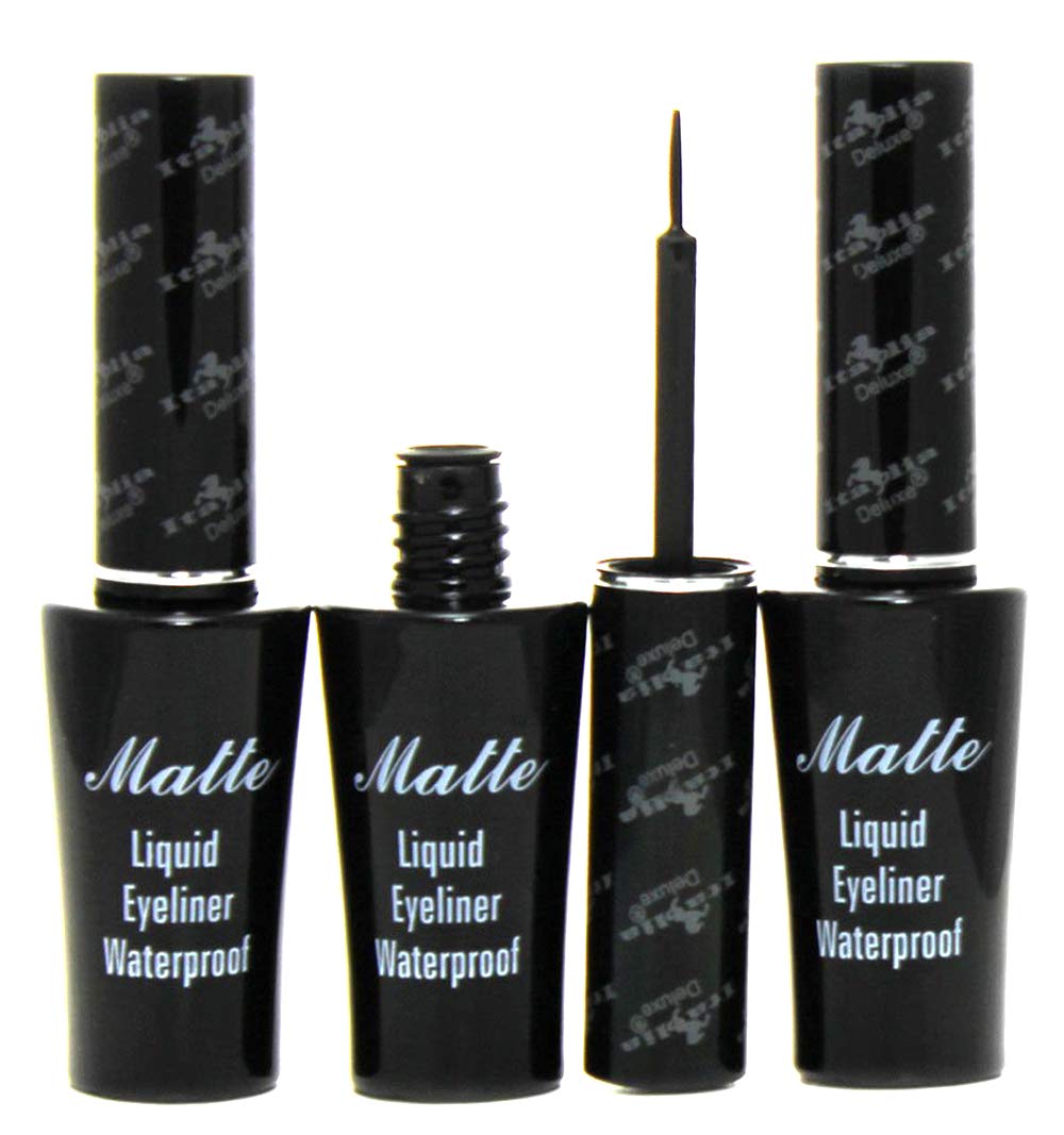 Italia Deluxe Matte Liquid Eyeliner Waterproof (3Pcs)