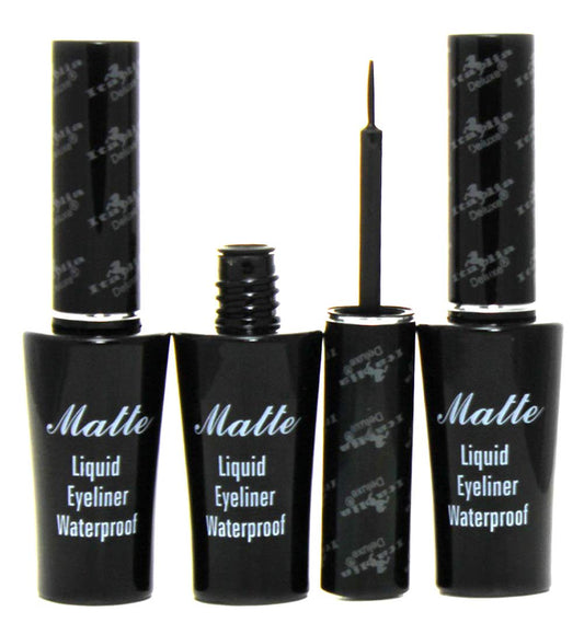 Italia Deluxe Matte Liquid Eyeliner Waterproof (3Pcs)