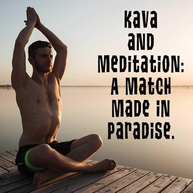 Brand Kava Root Only Capsules | Calming Kava-Kava Extract Powder in Vegan Capsules 10% Kavalactone | Kava Root Supplement for Relaxation