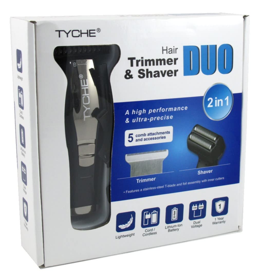 Tyche Hair Trimmer And Shaver Duo 2-In-1