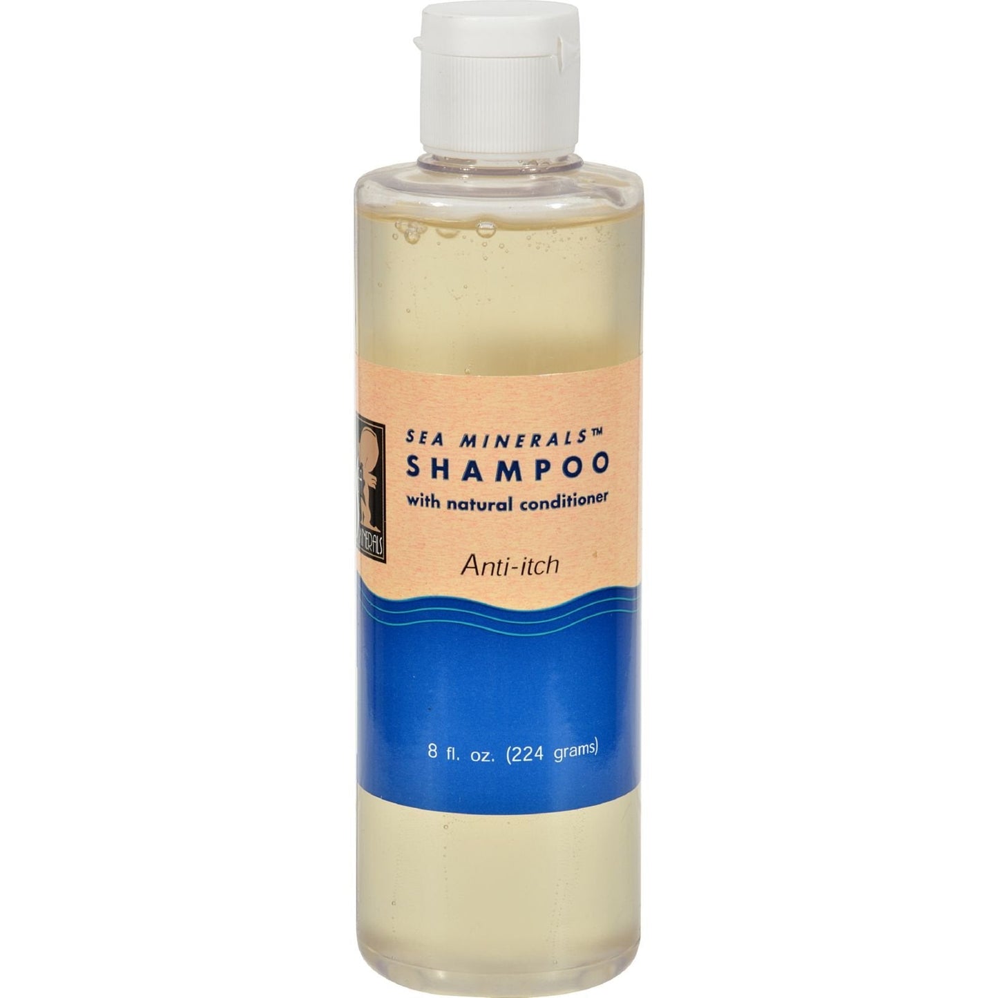 Sea Minerals Shampoo With Anti-Itch Natural Conditioner 8 Oz