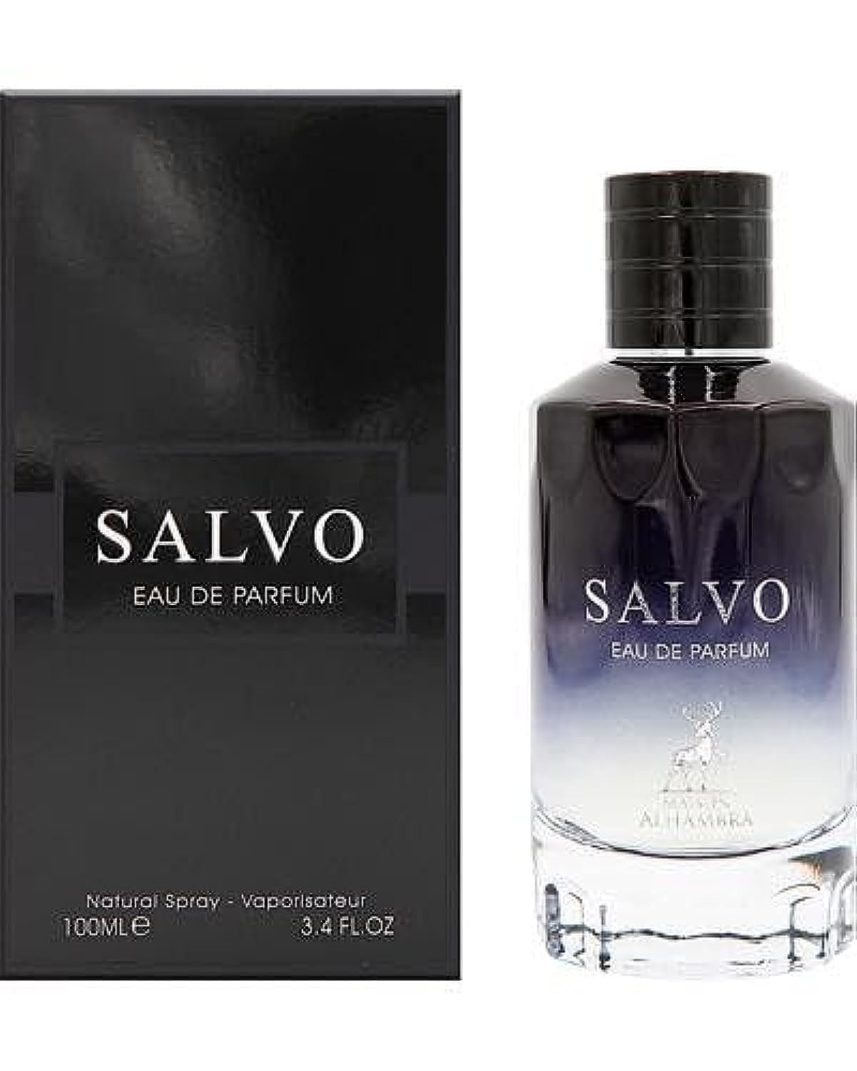 Maison Alhambra Salvo for Men Eau de Parfum Spray, 3.4 Ounces / 100 ml