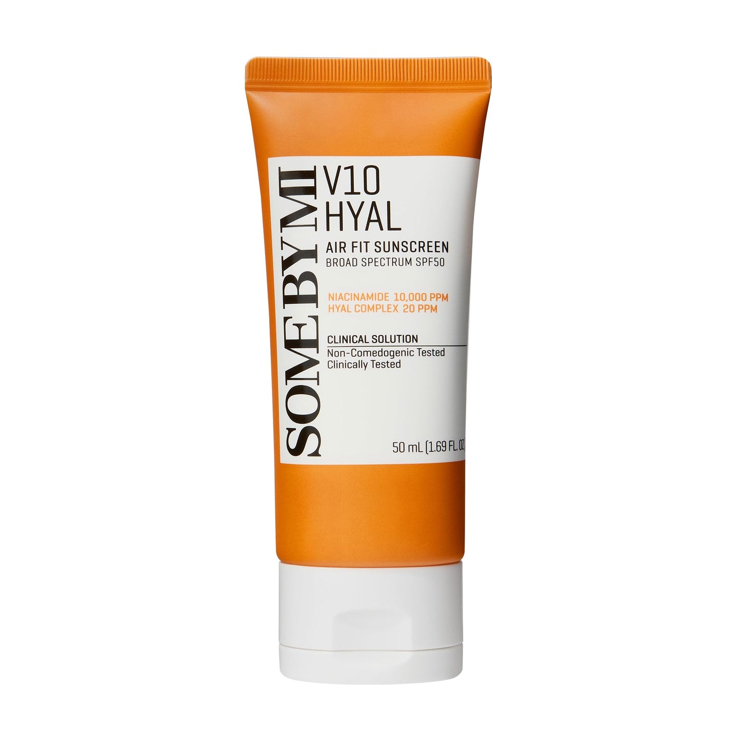 Some By Mi V10 Hyal Air Fit Sunscreen - 1.69Oz, 50Ml - Daily Niacinamide Spf 50 Korean Sunscreen For Face With Uv Protection - N