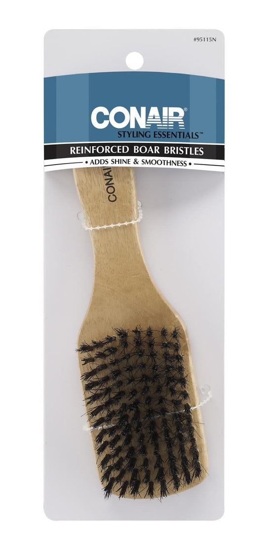 Conair Wood Club Brush With Mixed Boar Bristles 1 Ea