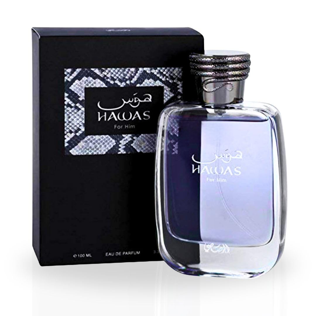 RASASI Hawas For Men | 100ML Long-Lasting Arabian Eau De Parfum - Bold Fragrance