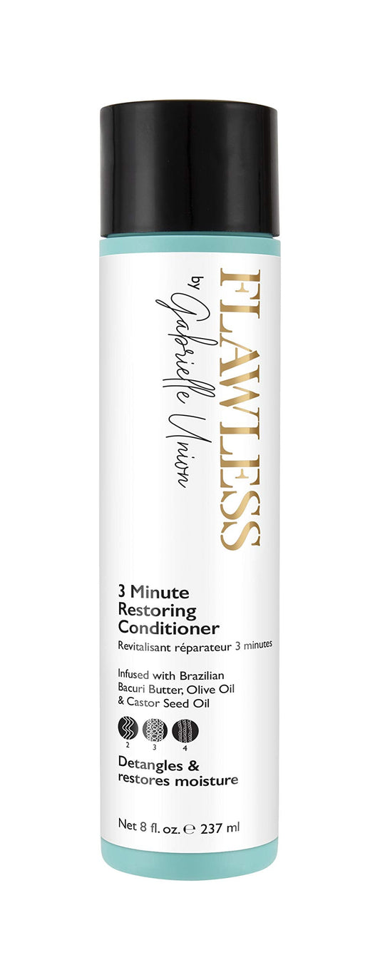 Flawless By Gabrielle Union - 3 Minute Restoring Hair Conditioner, 8 Oz