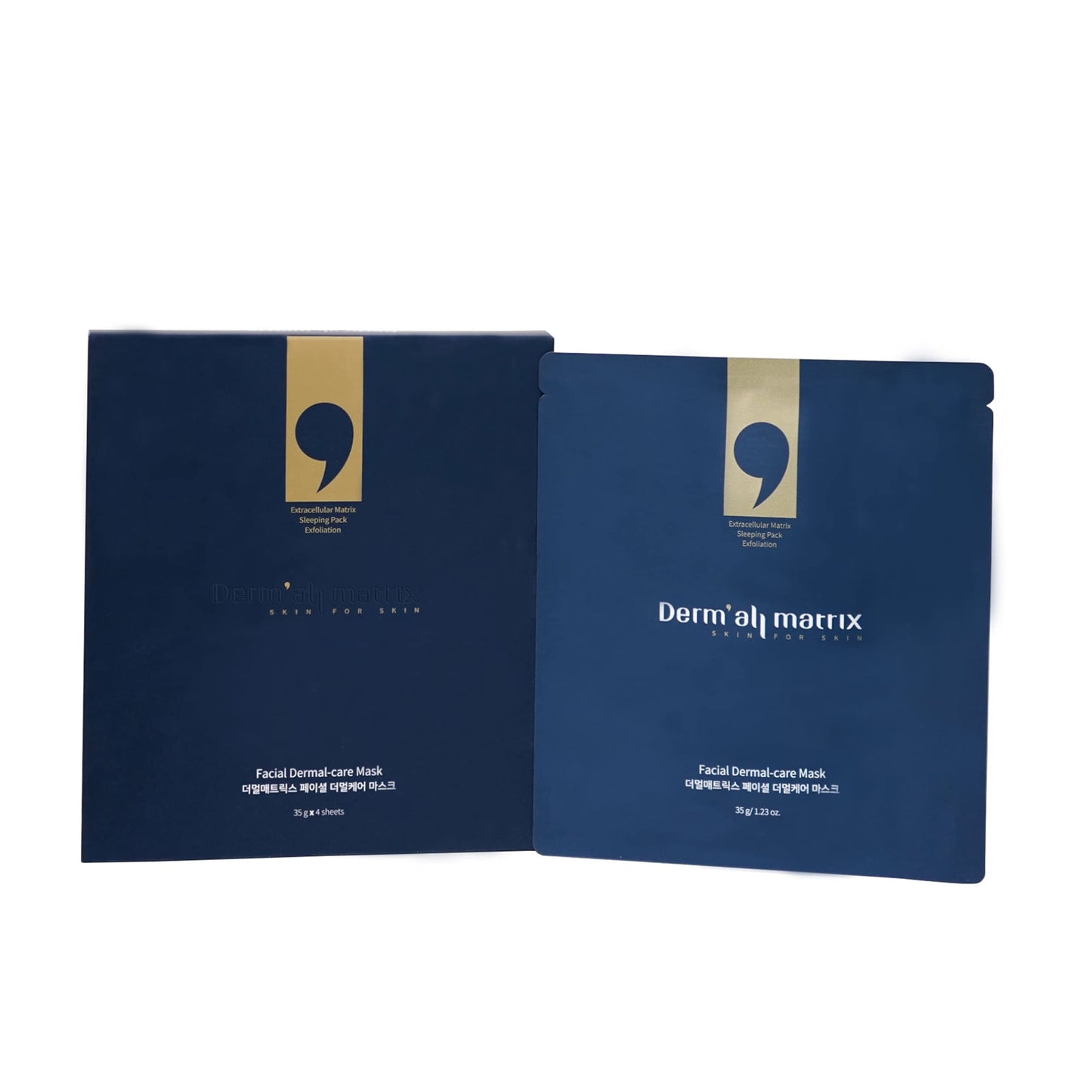 DERMALL MATRIX] Daily Facial Dermal-care (35g/sheet) Overnight mask pack,Lifting and Hydrating,Soothing, Exfoliating,Skin Nouris