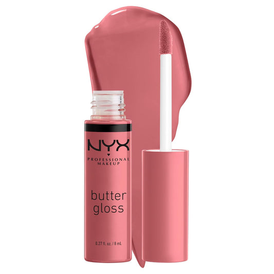 NYX Butter Gloss | Non-Sticky Lip Gloss in Tiramisu - Brown Shade