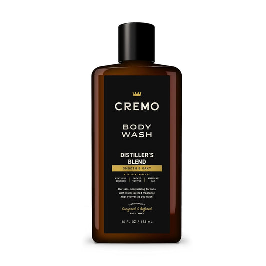 Cremo Body Wash for Men | Kentucky Bourbon & Smoked Vetiver | 16 Fl Oz