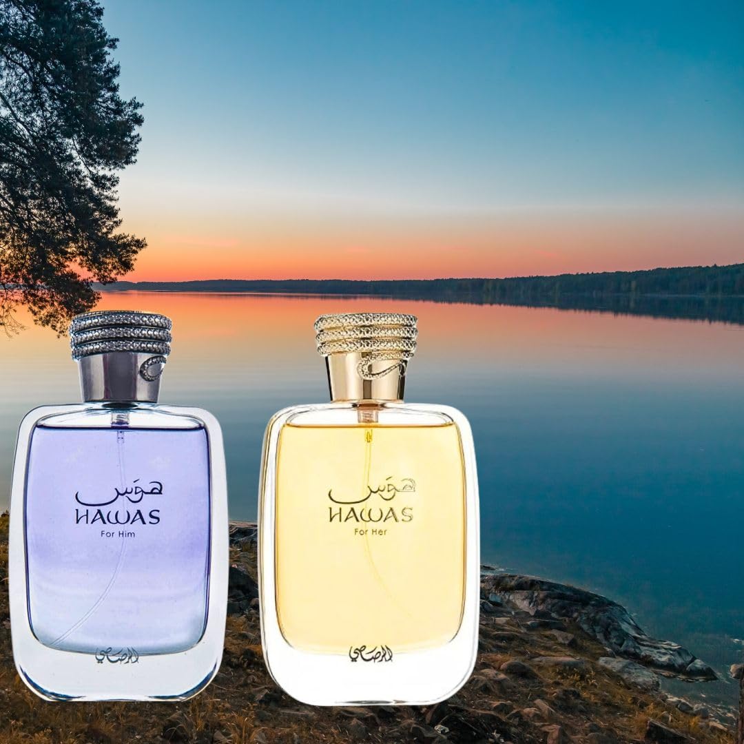 Hawas For Him & Hawas Fire Eau De Parfum Spray | 100ML | Fresh Masculine Scents