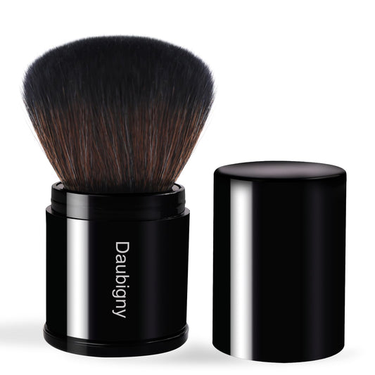 Retractable Kabuki Makeup Brush,Daubigny Powder Brushes Foundation Travel Foundation Brush For Blush Bronzer & Powder