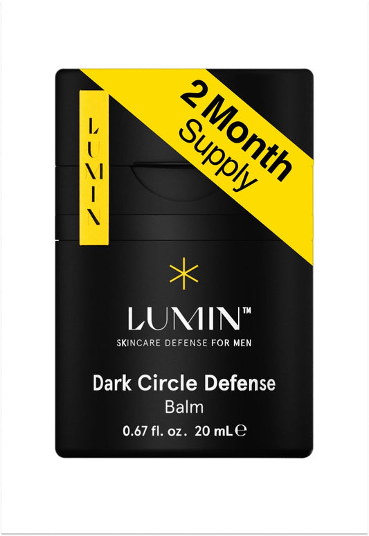 Lumin - Men'S Dark Circle Defense Balm - Anti-Aging Korean Formulated Eye Cream Treatment For Dark Circles, Fine Lines, & Wrinkl