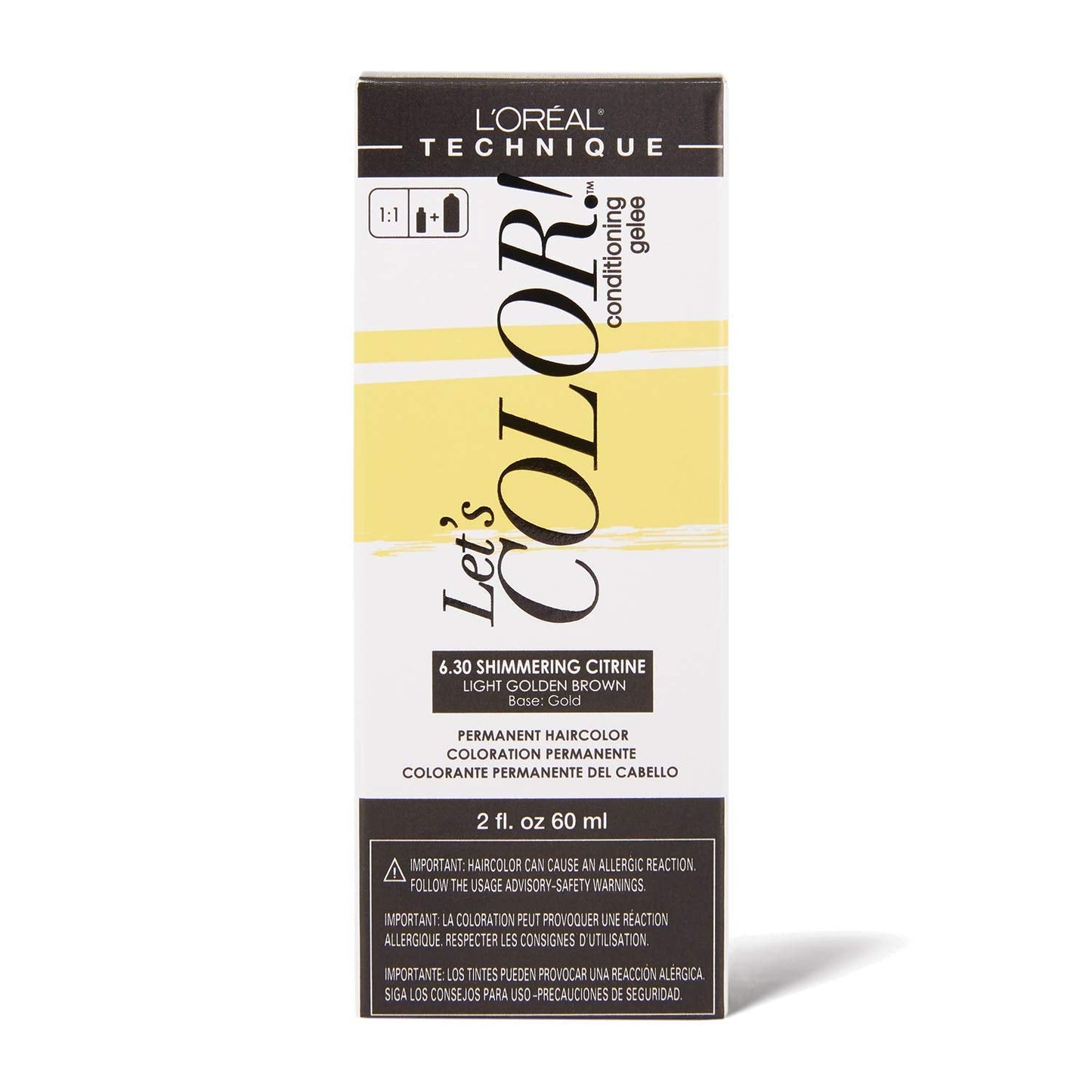 Let'S Color! Conditioning Gelee Permanent Haircolor 6.30 Shimmering Citrine