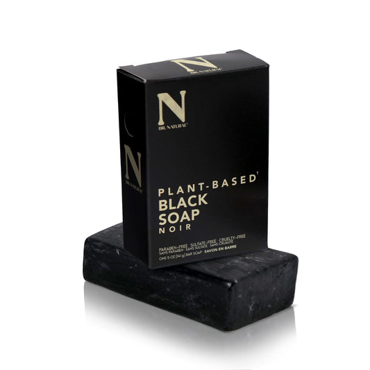 Dr. Natural Black Bar Soap, 5 Oz - Ultra-Moisturizing Natural Soap With Shea Butter - Safe For Family And Pets - Helps Reduce Ac