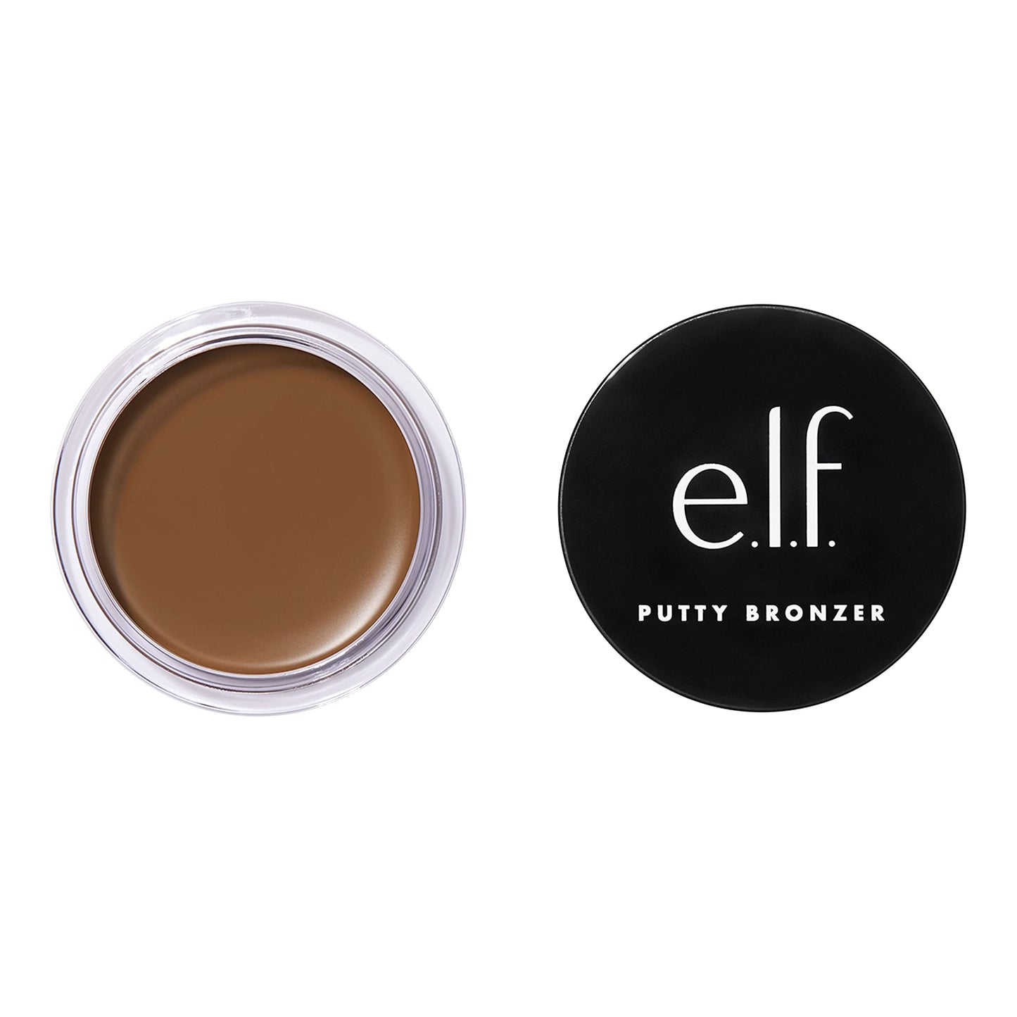 e.l.f. Putty Bronzer, Creamy & Highly Pigmented Formula, Creates a Long-Lasting Bronzed Belle Glow, Infused with Argan Oil & Vitamin E, 0.35 Oz