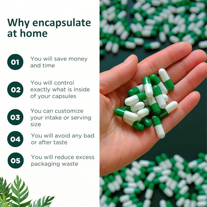 Clear Size 4 Empty Capsules - 500 Count Clear Empty Vegan Capsules - Vegetarian Empty Pill Capsules- DIY Vegetable Capsule Filling- Veggie Pill Capsules Empty Caps Pills