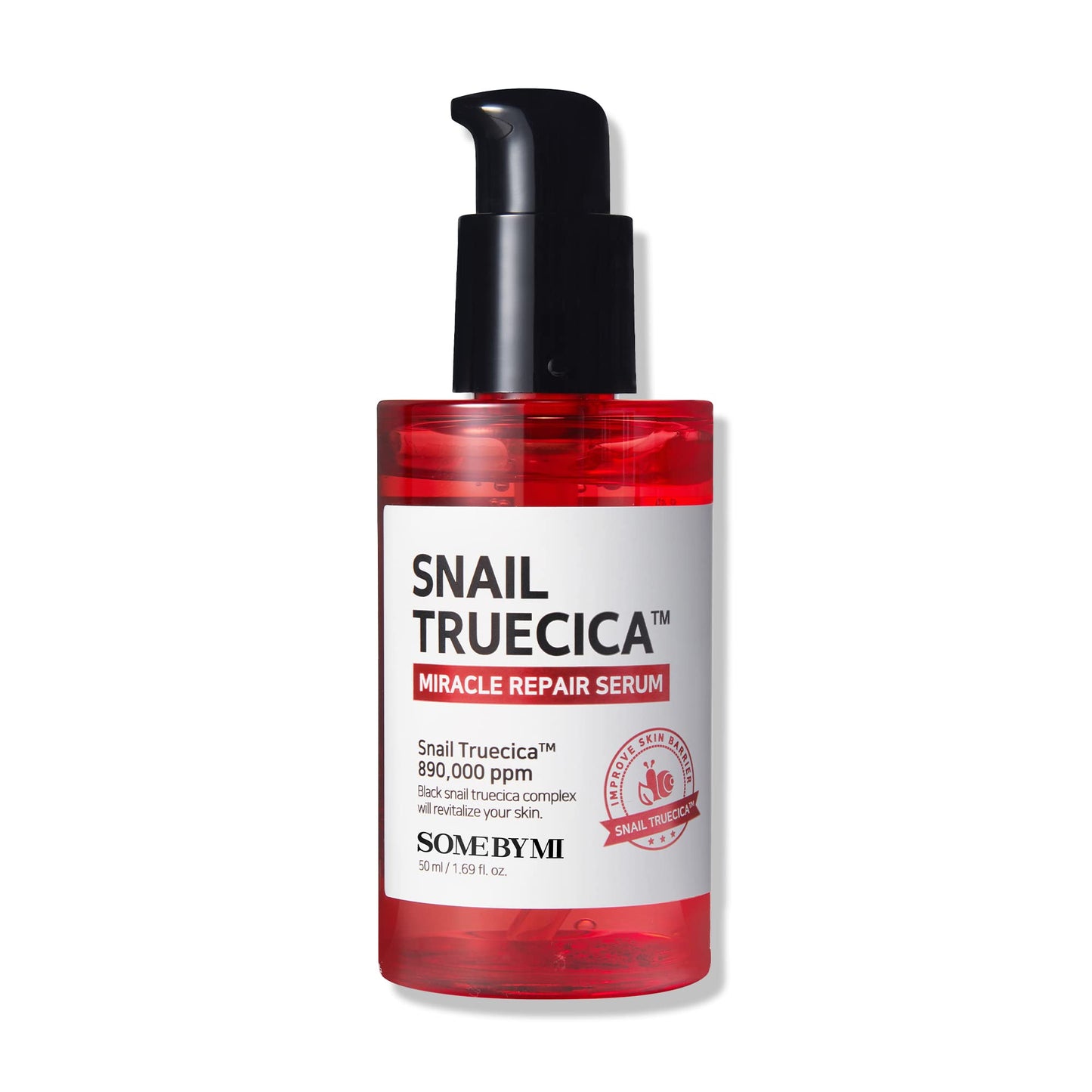 Some By Mi Snail Trucica Miracle Repair Serum - 1.69Oz, 50Ml - Made From Snail Mucin For Sensitive Skin - Daily Repair Face Seru