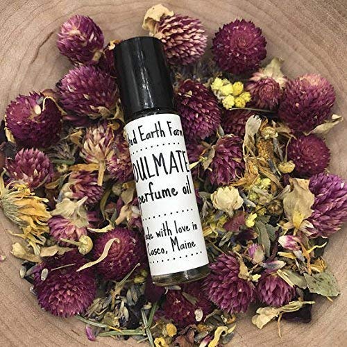 Soulmate Perfume Oil - Roll On Scent - Patchouli Lemon Ginger Grapefruit - Perfect for Date Night