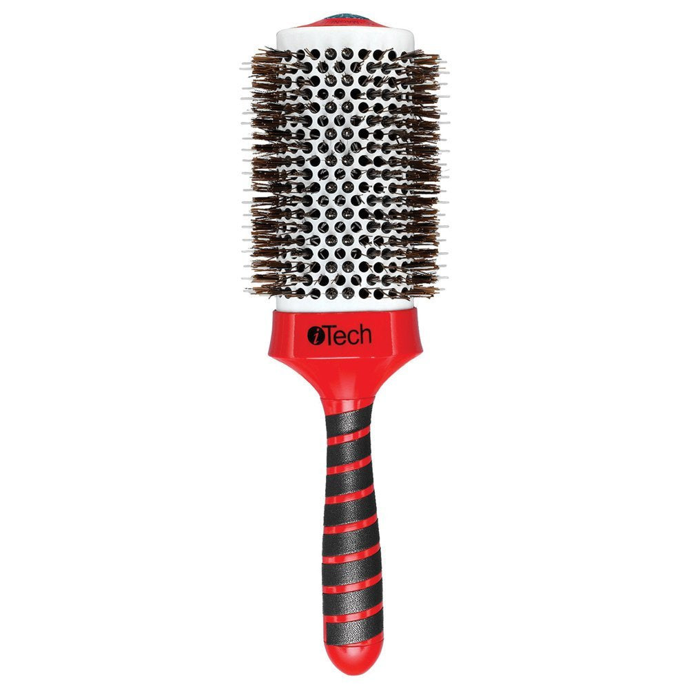 Hairart Itech Magnetic Tourmaline 3-1/4    Boar & Nylon Bristle Brush 76500