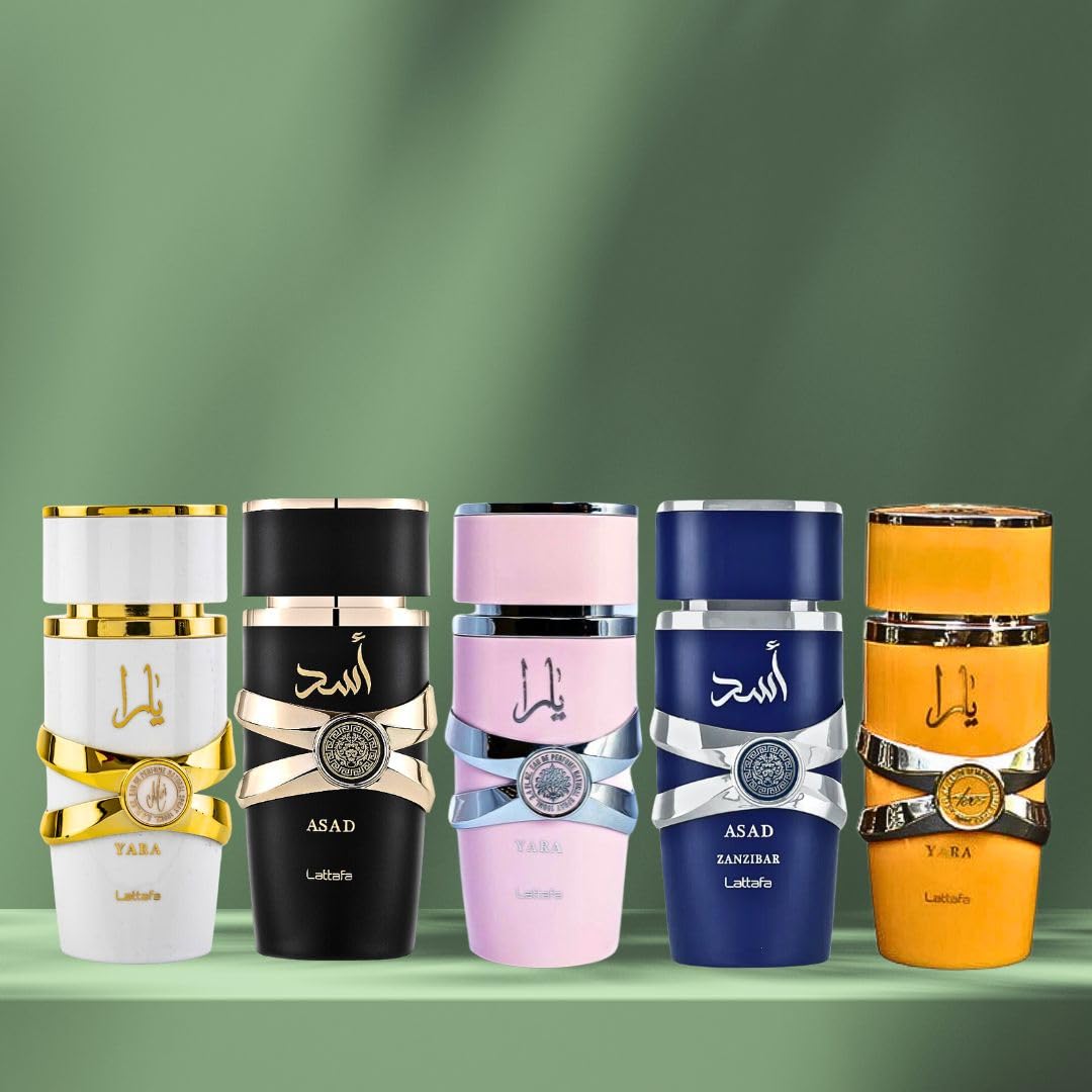 Lattafa Yara Perfume Set | 3.4 Fl Oz | Elegant Fragrance for Women