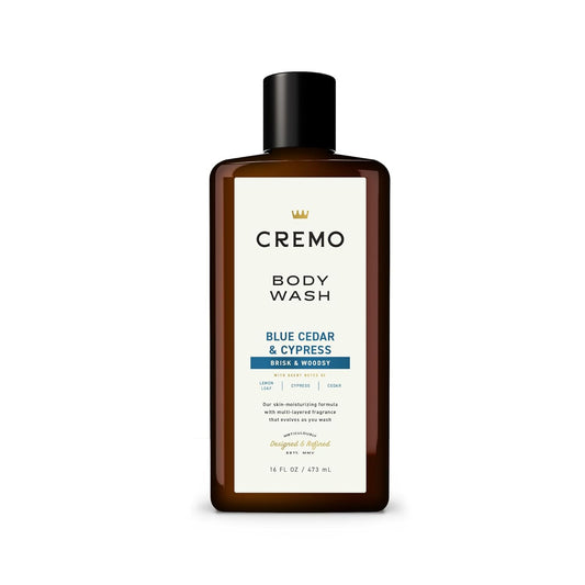 Cremo Body Wash for Men | Woodsy Scent with Lemon Peel & Cedar | 16 Fl Oz