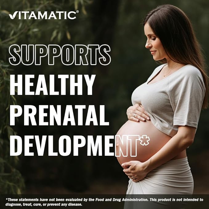 Vitamatic Folic Acid 800 mcg - 500 Vegetarian Tablets - Vitamin B9