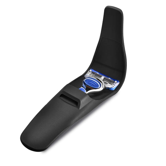 Teaieei Razor Case For Travel Silicone Safety Waterproof For Gillette Parker Merkur Soft Shaver Case Carrying Cover Bag