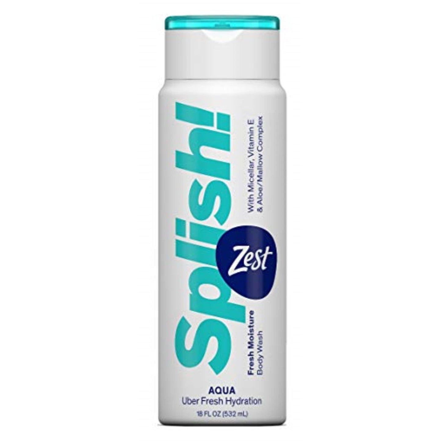 Zest Splish Aqua Body Wash, 18 Oz