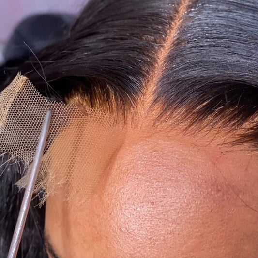 Beeos 180% Density 5X5 Hd Lace Closure Curly Wig 0.10Mm Ultra-Thin Invisible Hd Lace Pre-Plucked Hairline Skin Melted Lace Human