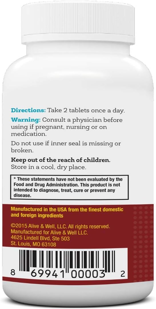 Women's 50+ Formula Multivitamin with Brilliant Blend - Daily Nutritional Support for Women Over 50 (60 Count)