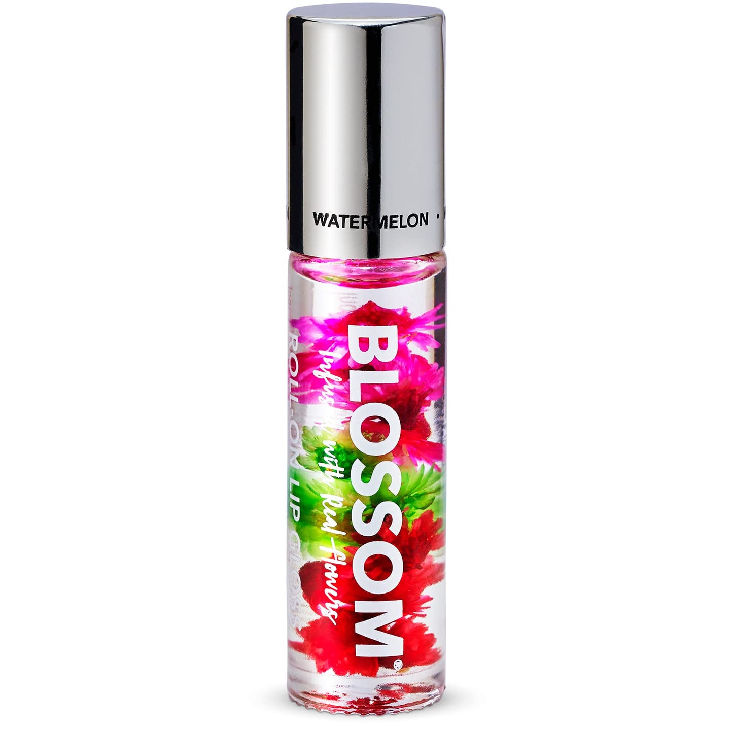 Blossom Scented Roll On Lip Gloss, Infused With Real Flowers, Made In Usa, 0.20 Fl. Oz./5.9Ml, Watermelon