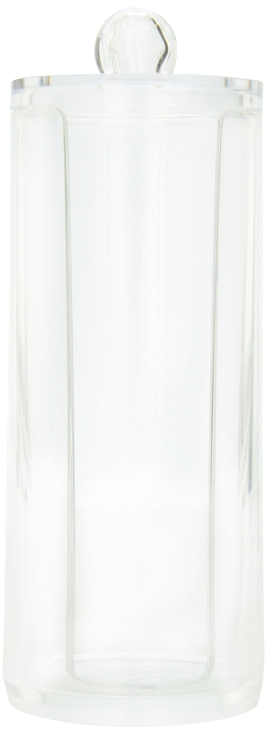 Danielle Creations Cylinder Acrylic Cotton Pad Dispenser