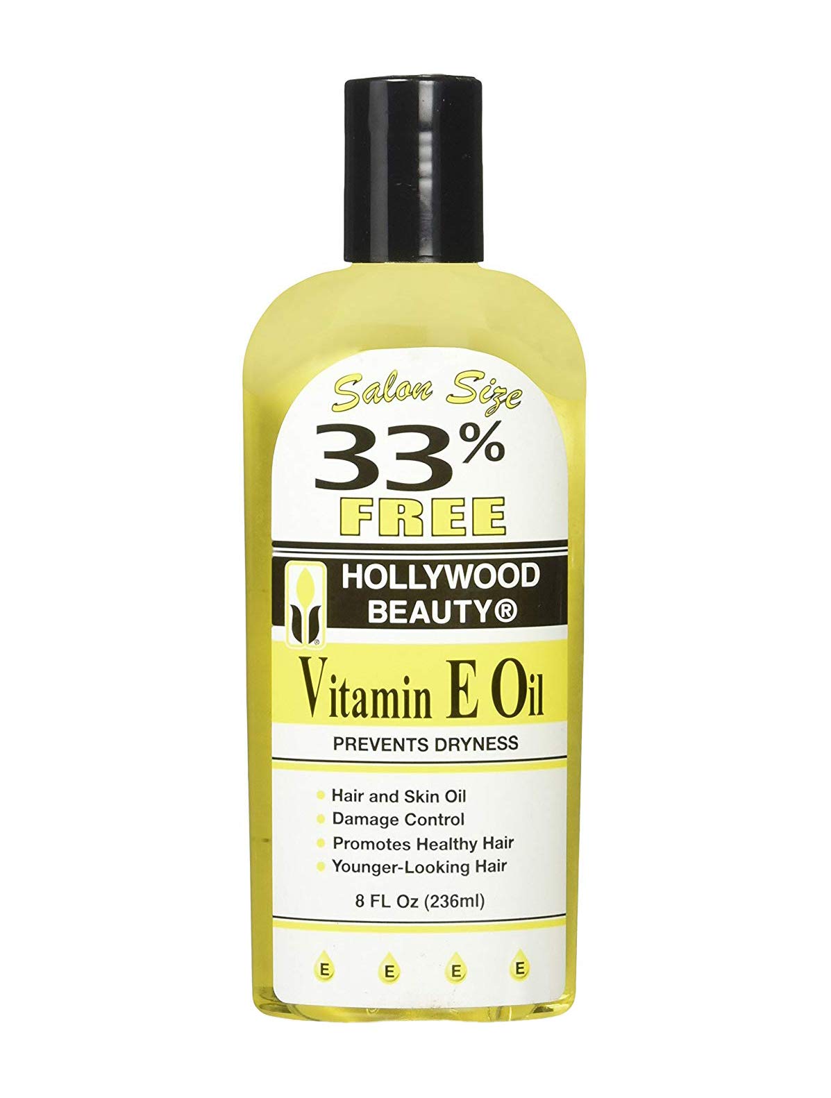 Hollywood Beauty Vitamin E Oil 8 Oz (Pack Of 2)