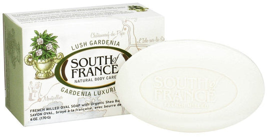 South Of France Milled Bar Soap, Gardenia, 6 Ounce