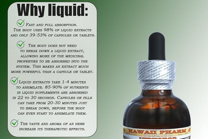 Chen Pi Alcohol-Free Liquid Extract, Chen Pi, Tangerine (Citrus Reticulata) Peel Glycerite Hawaii Pharm Natural Herbal Supplement 64 oz