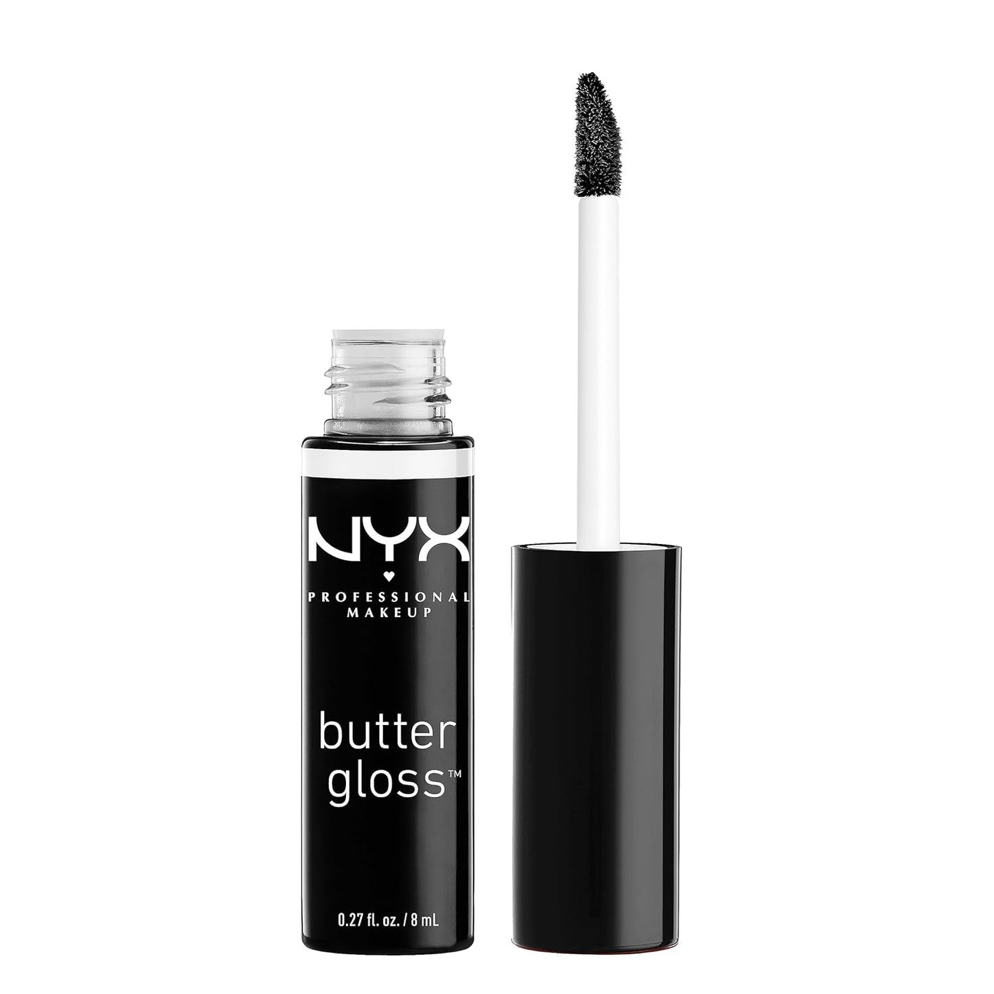 NYX Butter Gloss | Non-Sticky Lip Gloss for Women - Licorice (Black)