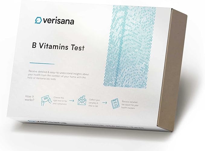 Verisana B Vitamins Test – Determine Your Vitamin B9 and B12 Values Easily & Conveniently from Home –Analysis by CLIA-Certified Lab